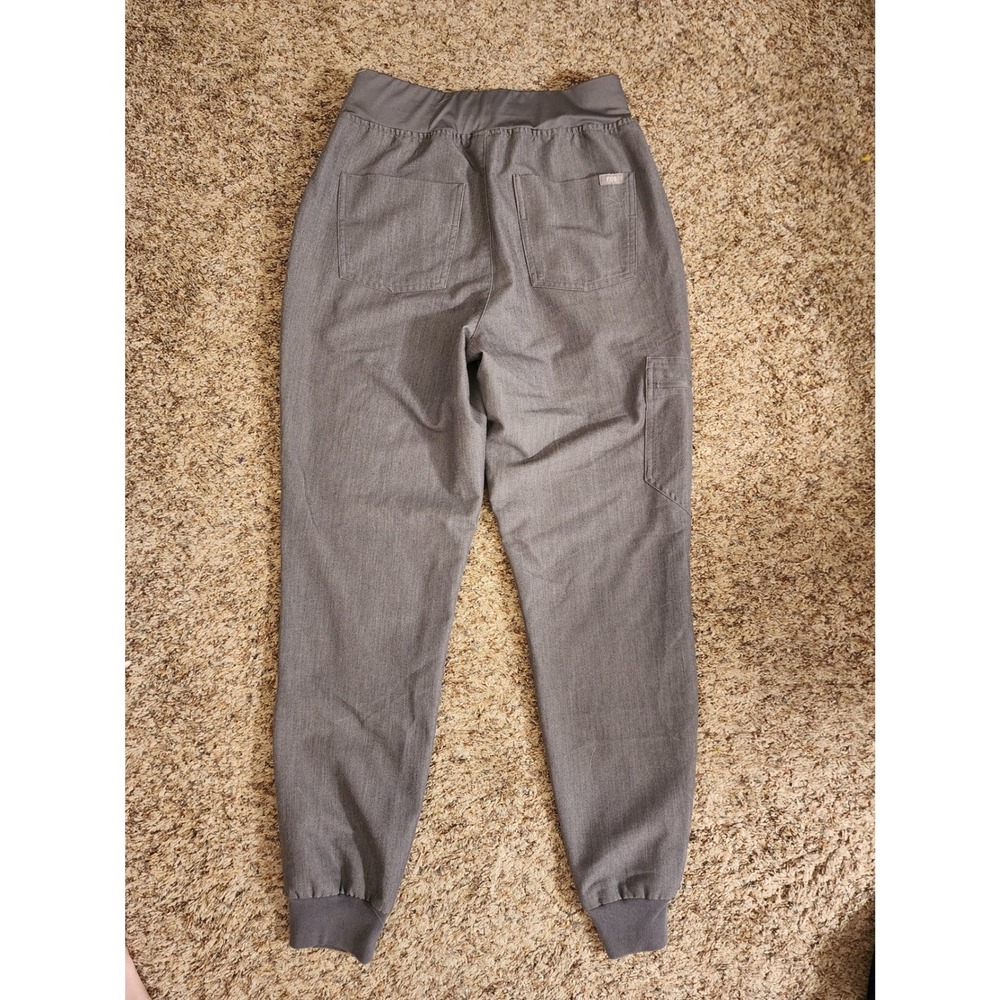 FIGS Zamora Jogger Scrub Pants Graphite Set of 2 Bundle Women's Small EUC - Picture 3 of 9